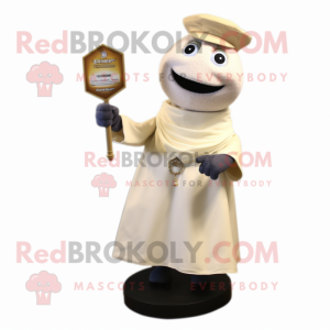 Cream Champagne maskot...