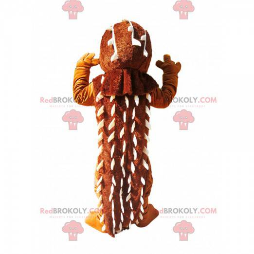 Brown porcupine mascot. Porcupine costume - Redbrokoly.com