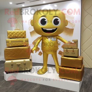 Goldene Hochzeitstorte als...