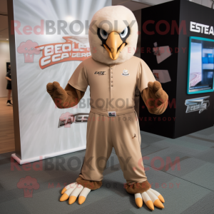 Tan Bald Eagle mascotte...