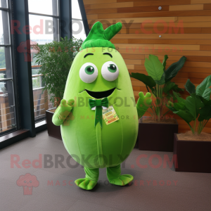 Lime Green Radish mascotte...