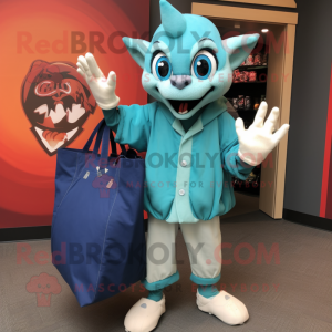 Personagem de mascote Cyan...