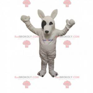 Hvid ulv maskot. Hvid ulv kostume - Redbrokoly.com
