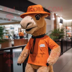 Orange Camel mascotte...