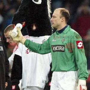 Schwarzweiss-Fohlenpferdemaskottchen - Redbrokoly.com