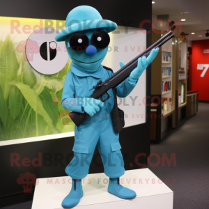 Cyan Sniper mascotte...