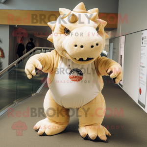 Crème Ankylosaurus mascotte...