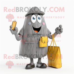 Gray French Fries mascotte...