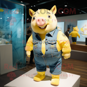 Lemon Yellow Sow mascotte...