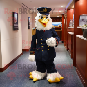 Navy Hens maskot kostym...