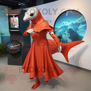 Rust Manta Ray mascotte...