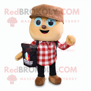 Brown Pop Corn mascotte...