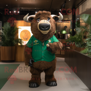 Forest Green Bison mascotte...