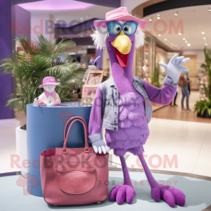 Lavender Flamingo mascota...