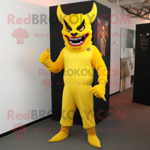 Yellow Devil mascotte...