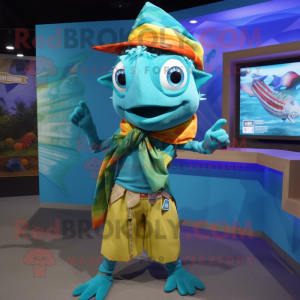 Cyan Fish Tacos mascotte...