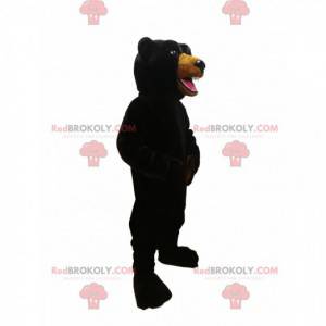 Hård maskot med sort bjørn. Sort bjørn kostume - Redbrokoly.com