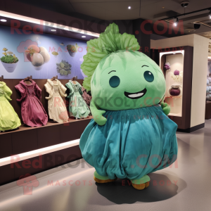 Turquoise Cabbage mascotte...