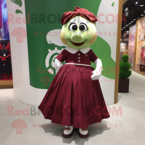 Maroon irsk flagg maskot...