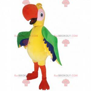 Multicolored parrot mascot. Parrot costume - Redbrokoly.com