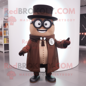 Brown Ring Master mascotte...