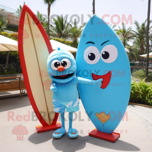 Postava maskota Sky Blue...