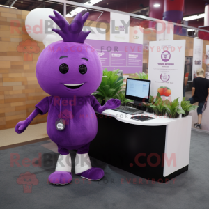 Purple Beet maskot...
