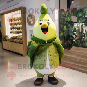 Olive Pear maskot drakt...