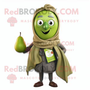 Olive Pear maskot kostume...