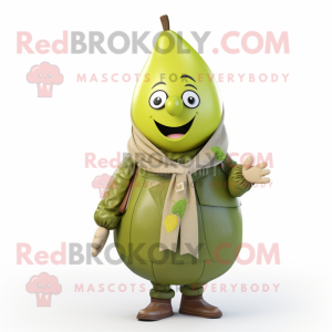 Olive Pear mascotte kostuum...