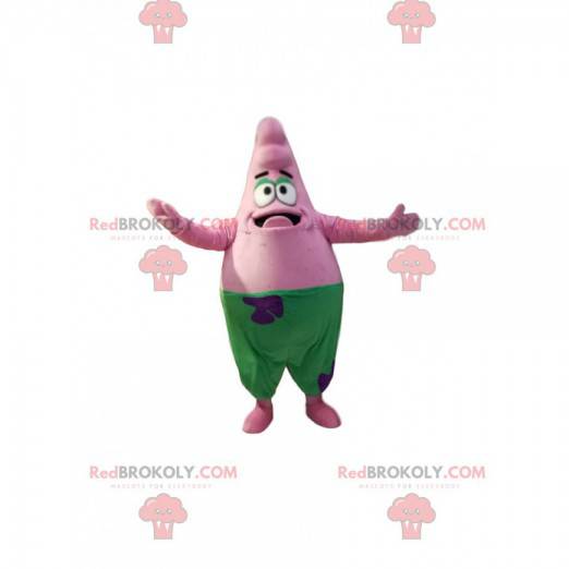 Mascote Patrick, a estrela do mar em Bob Esponja Calça Quadrada