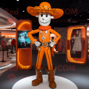 Orangefarbener Cowboy...