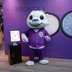 Purple Seal mascotte...