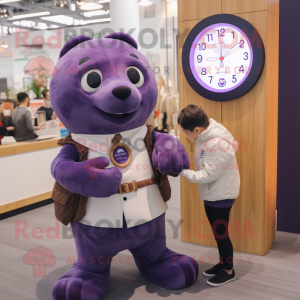 Purple Seal mascotte...