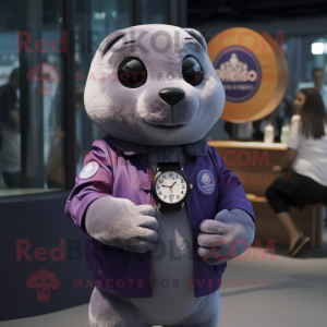 Purple Seal mascotte...