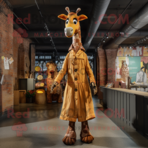Rust Giraffe mascotte...