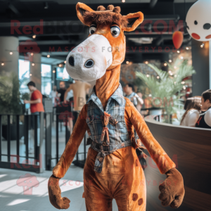 Rust Giraffe maskot...