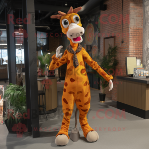 Rust Giraffe maskot...
