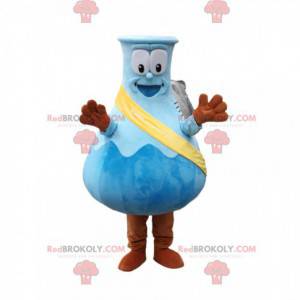 Very cheerful laboratory flask mascot - Redbrokoly.com