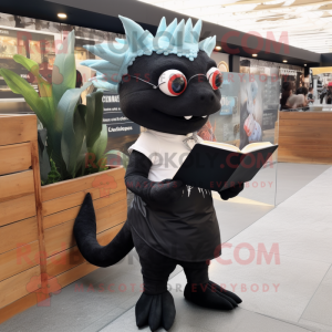 Black Axolotls mascotte...