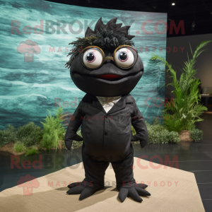 Black Axolotls mascotte...