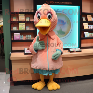 Peach Dodo Bird mascotte...