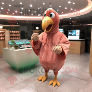 Peach Dodo Bird mascotte...