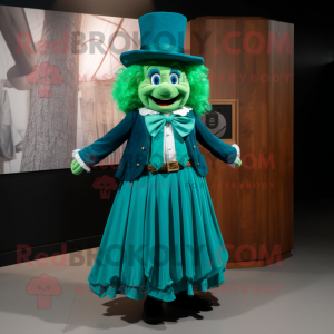 Cyan Leprechaun mascotte...