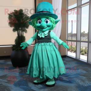 Cyan Leprechaun mascotte...