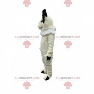 Majestic white goat mascot. Aries costume - Redbrokoly.com