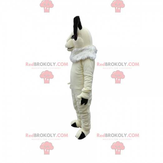 Majestætisk hvid ged maskot. Vædderen kostume - Redbrokoly.com