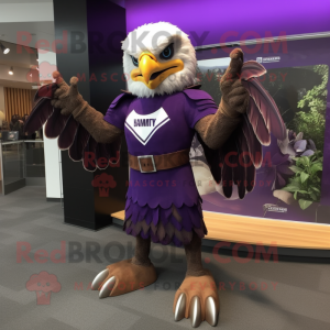 Purple Hawk mascotte...