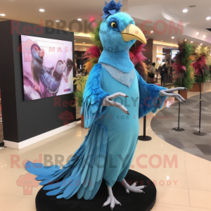 Sky Blue Pheasant maskot...