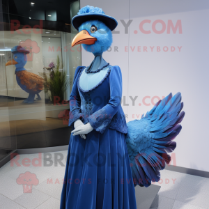 Sky Blue Pheasant maskot...